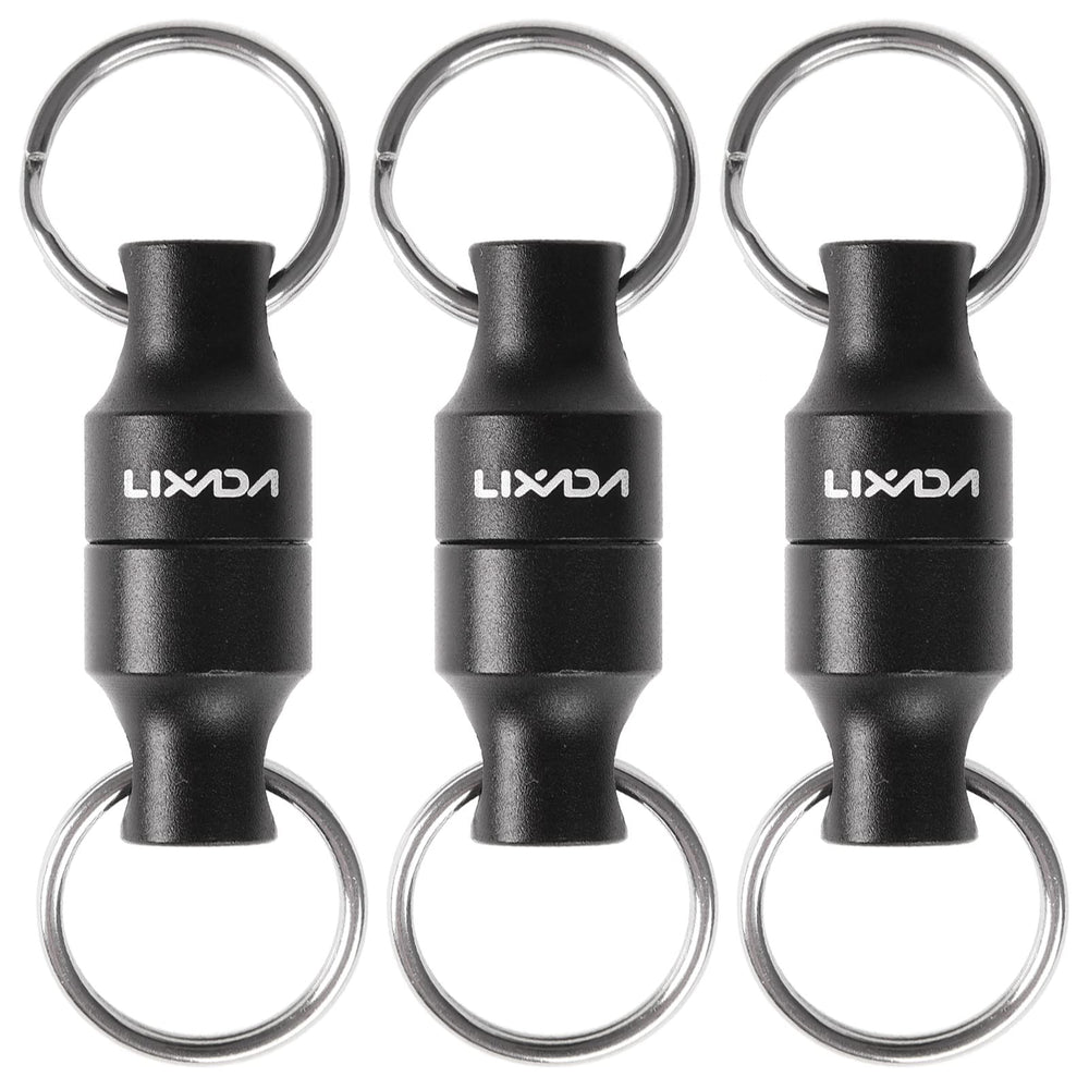 Lixada magnetic net release holder clip secures the landing net during casting and wading.