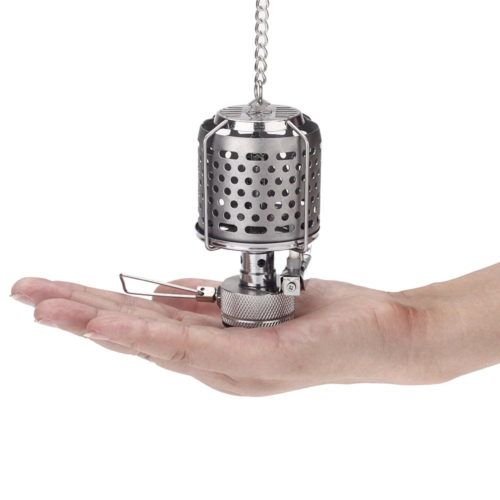 Lixada mini camping lantern metal model shines with sturdy construction