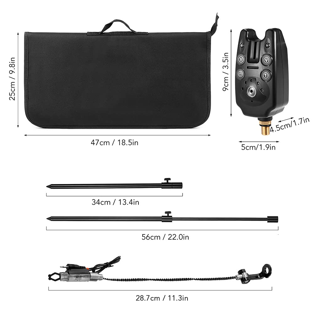 Lixada night fishing LED alerts enhance visibility in low light conditions.