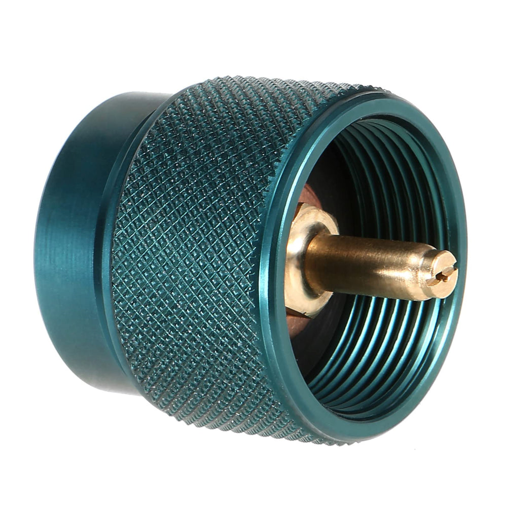 Secure no-leak connection ensures safe camping stove operation.