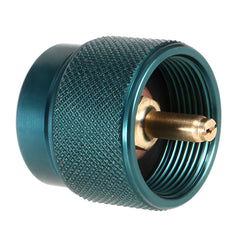 Secure no-leak connection ensures safe camping stove operation.