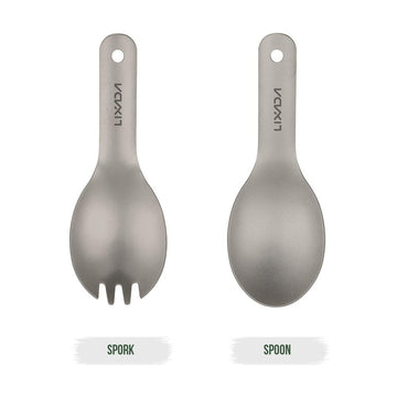 Lixada outdoor camping spoon ideal for campsites and hikes.