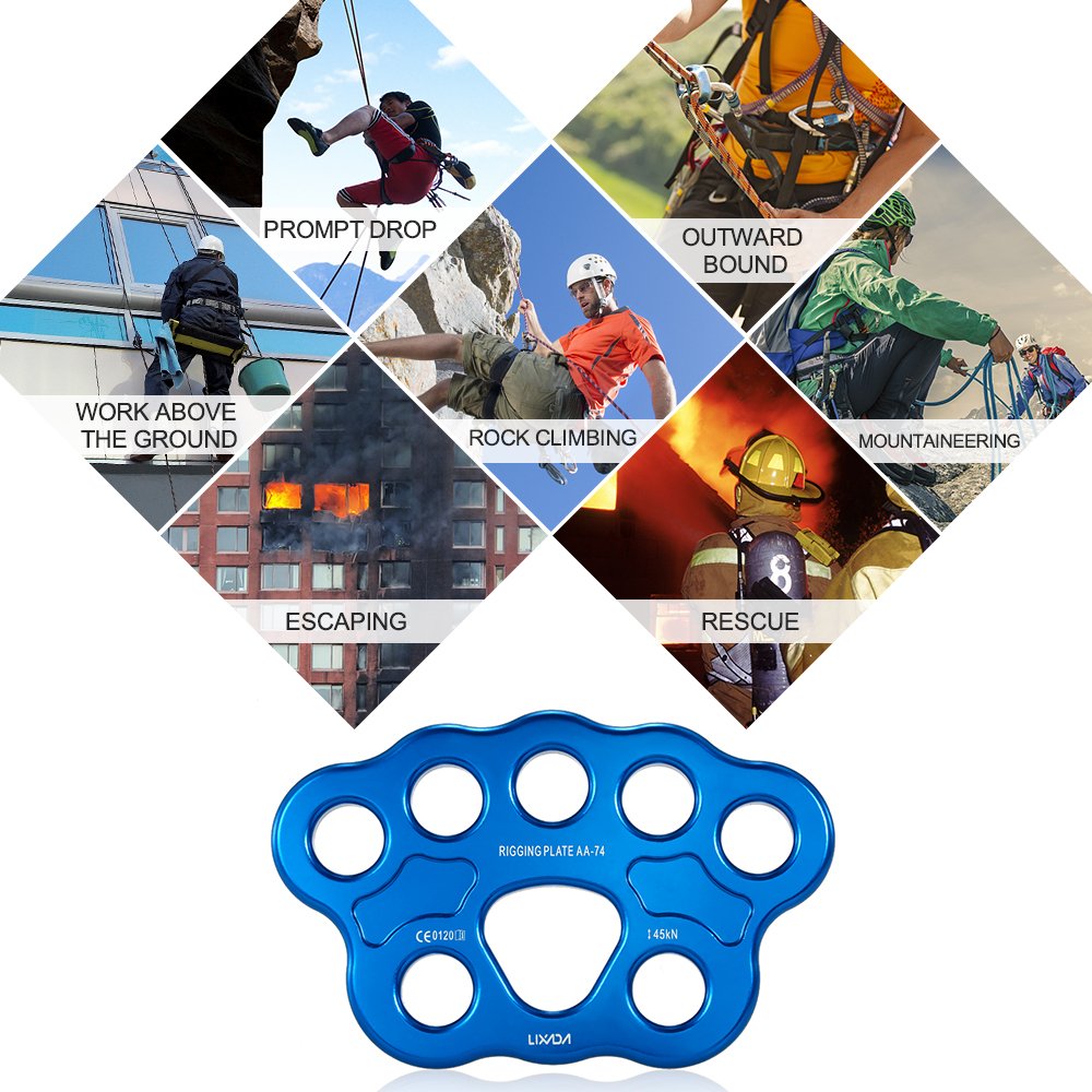 Lixada Paw Rigging Plate combines durability with lightweight design for frequent use.