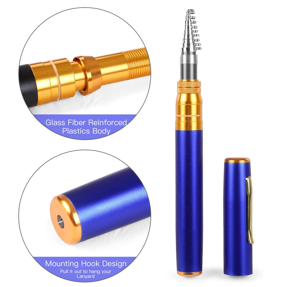 Lixada metal ceramic ring guides for smoother retrieval.