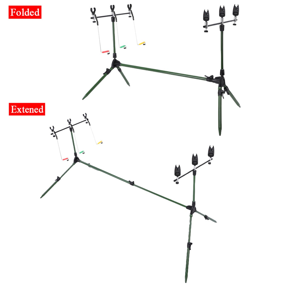 Lixada pod stand three alarm system provides bite alerts