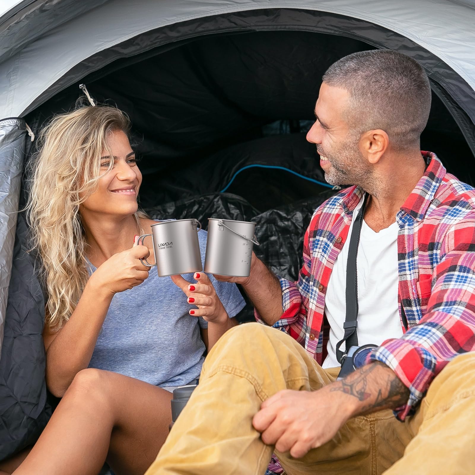 Lixada portable outdoor cooking setup suitable for camping and picnics