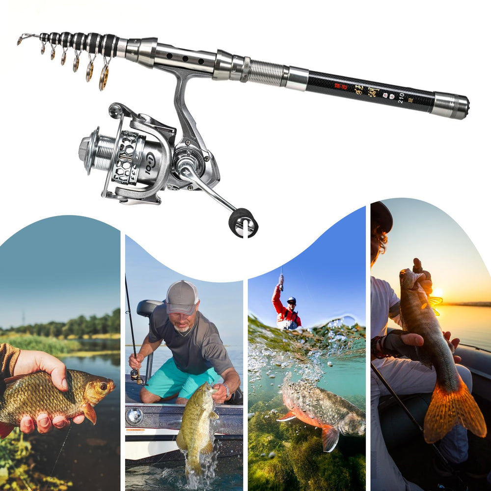 Lixada adjustable reel handle for left or right-handed use.