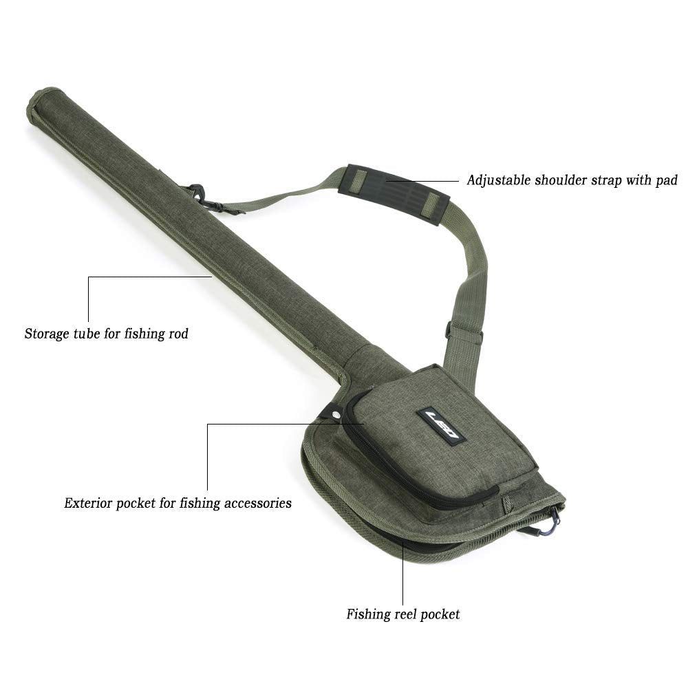 Lixada rod case hard tube—protects fishing tackle during transport.