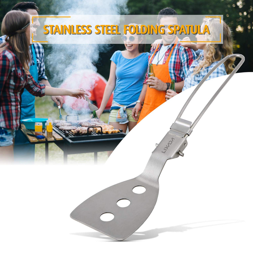 Lixada camping spatula compact storage for backpacking convenience.