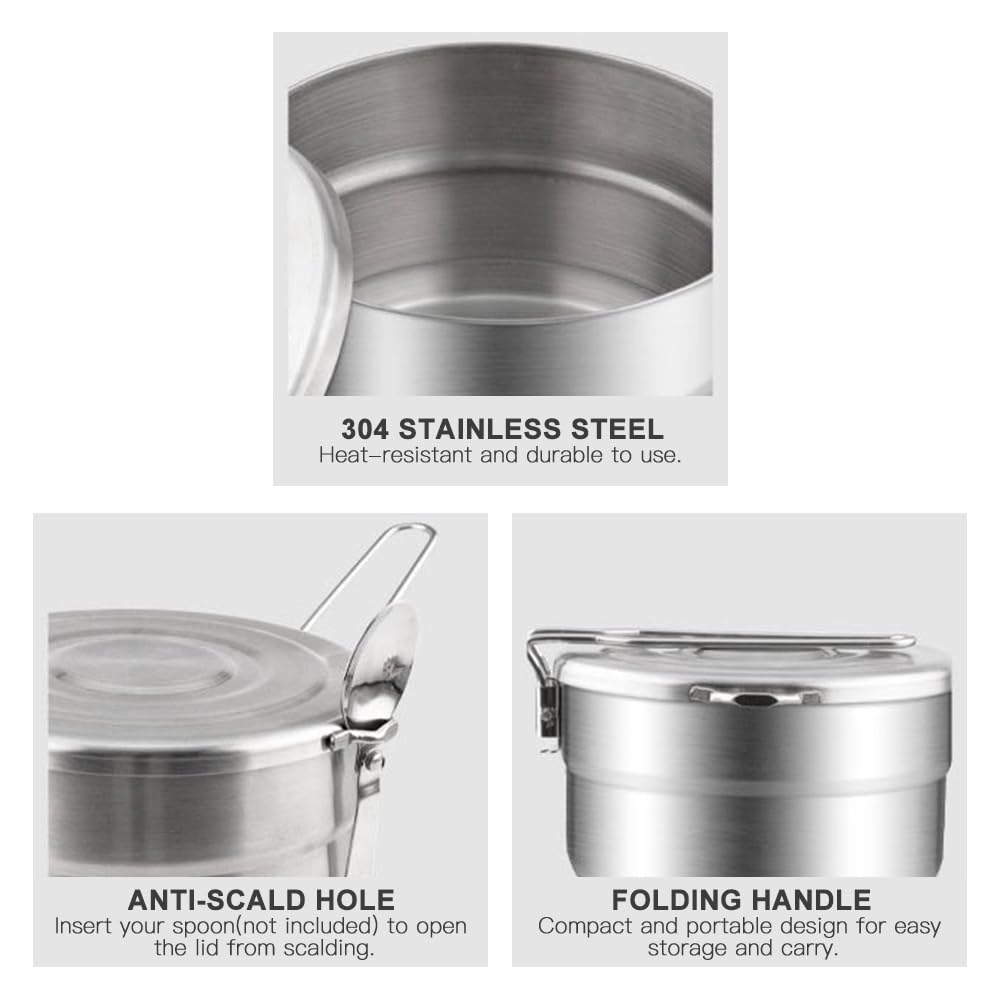 Lixada pot lid with lock and anti-scald hole for easy venting.