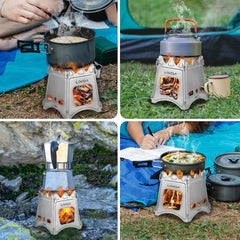 Lixada stainless steel stove offers rust-proof durability for outdoors