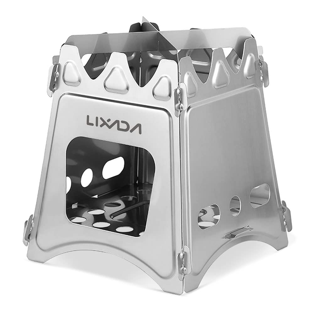 Lixada stove folds with no tools for quick setup