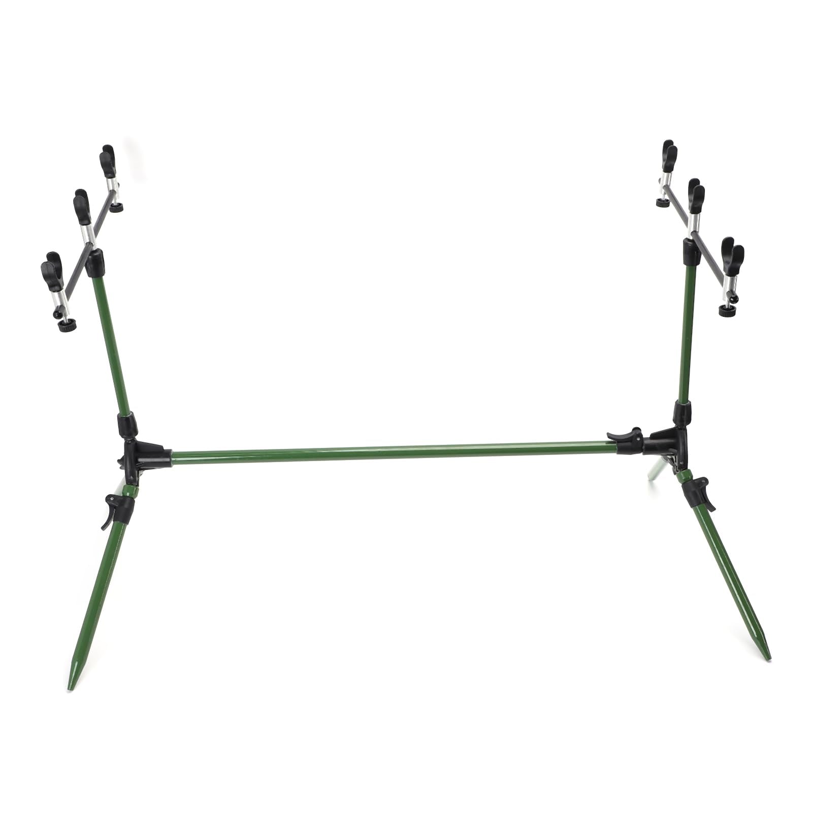 Lixada multi-rod fishing setup enhances organization and efficiency.