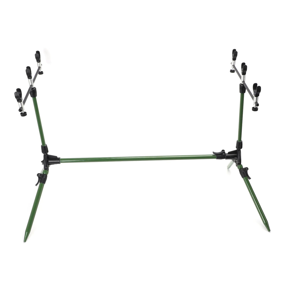 Lixada multi-rod fishing setup enhances organization and efficiency.