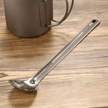 Lixada spoon drawstring pouch included for compact travel storage.