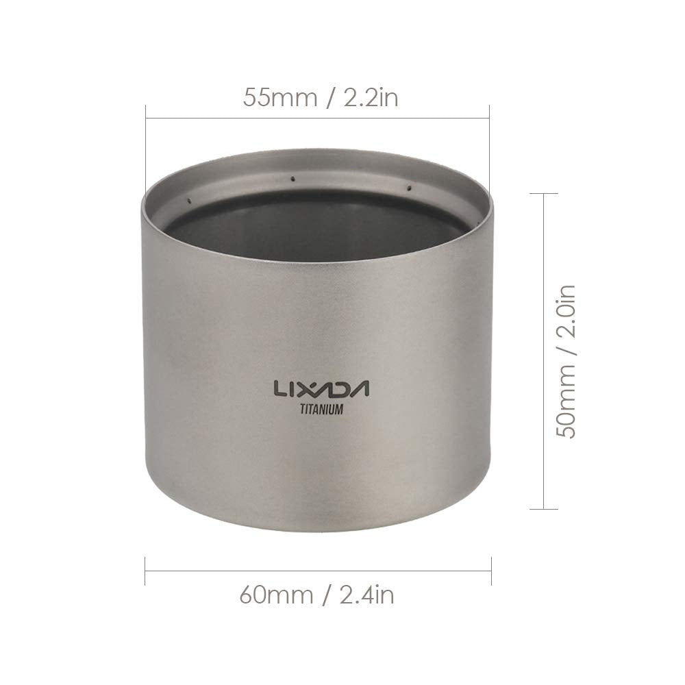 Lixada cross stand with rugged titanium suitable for backpacking gear.
