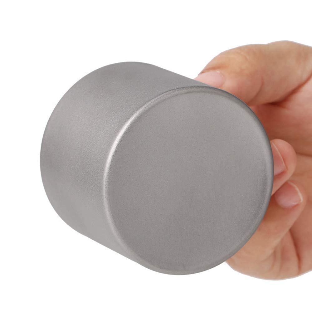 Lixada titanium cross stand supports a pot during camping.