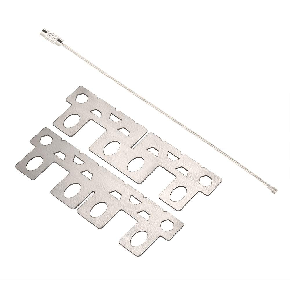 Lixada titanium stove rack cross stand shown in camping scene for outdoor cooking