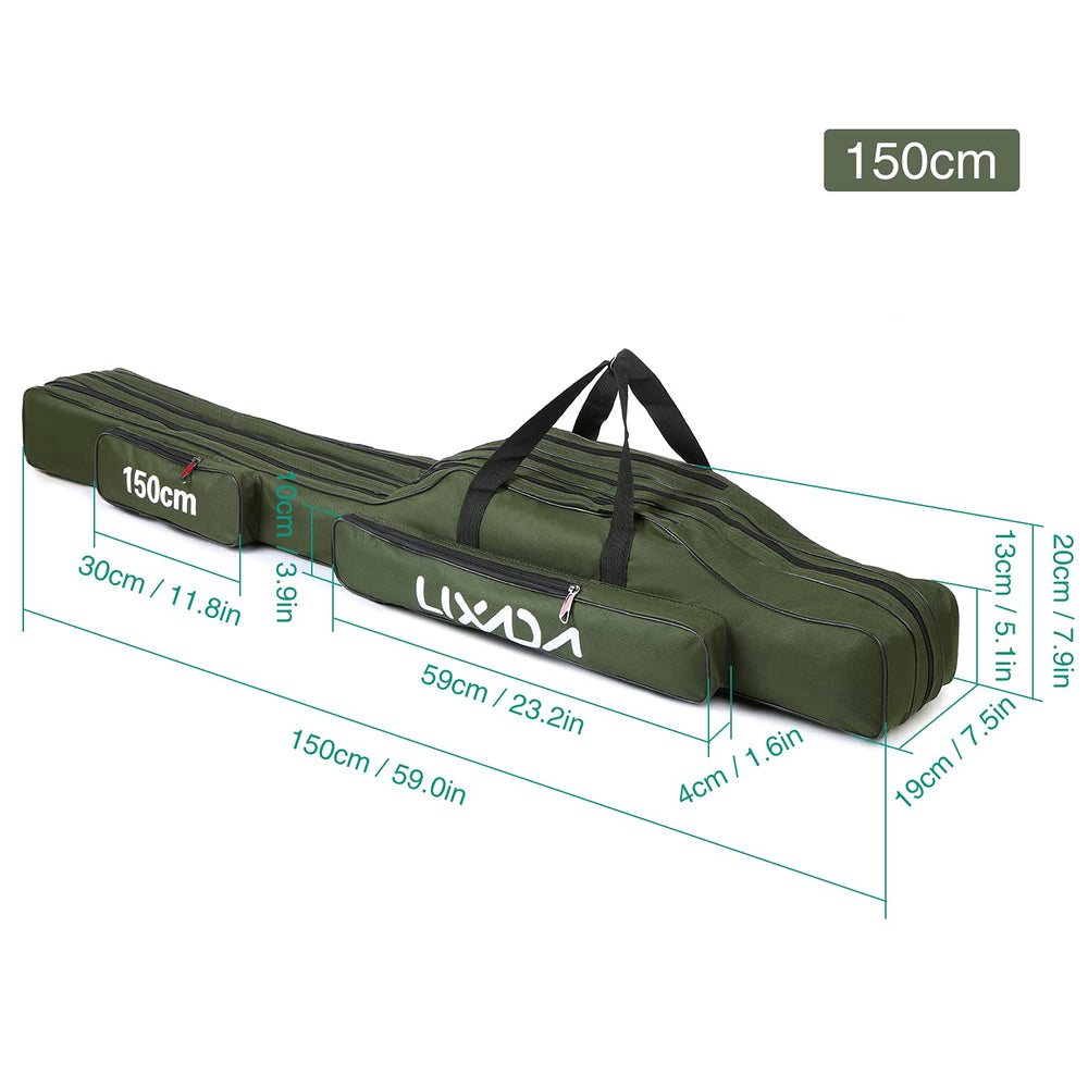Lixada bag with two straps enables easy transport to your spot.