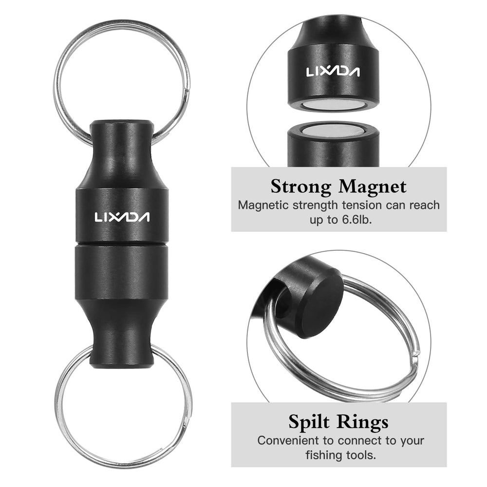 Lixada waterproof fishing gear clip protects against rain and splashes.