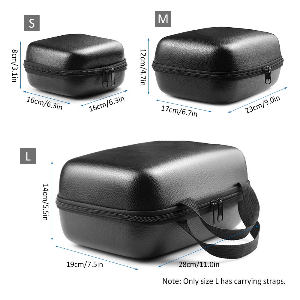 Lixada reel bag shows water-resistant PU leather surface protecting reels from moisture.