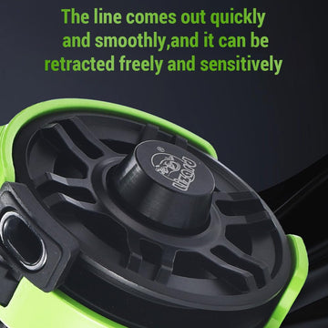 Lixada 2-8-1 gear ratio label for efficient line retrieval