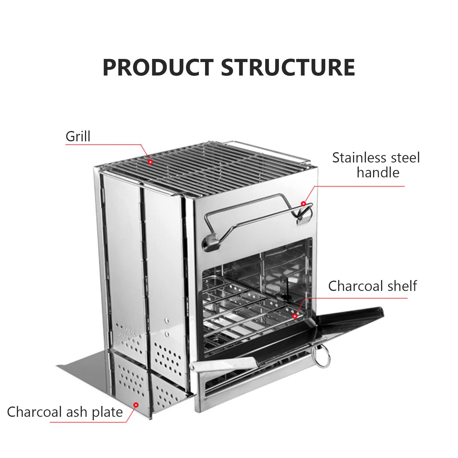Lixada wood-fuel compatible stove for off-grid meals.