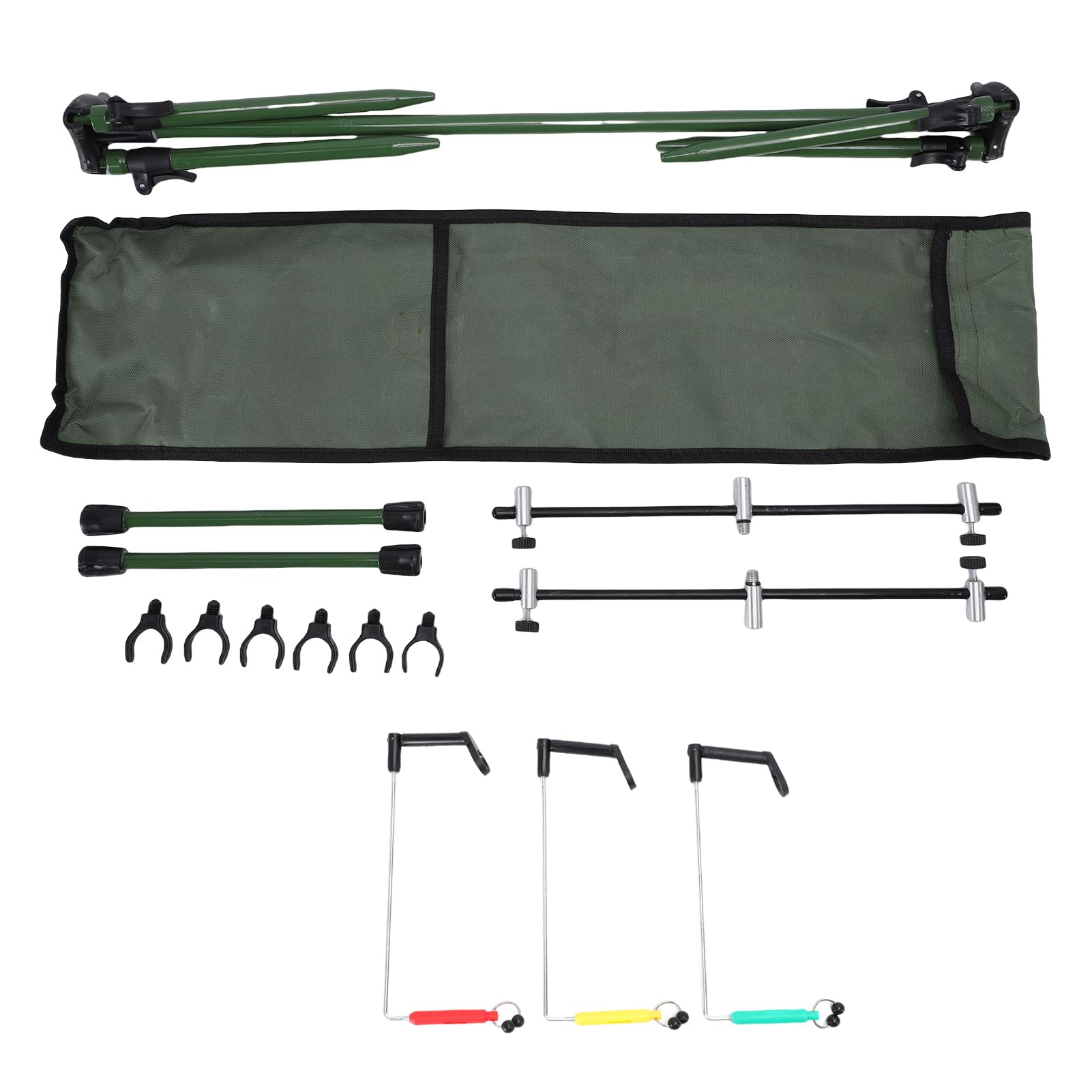 Lixada Y-shape rod holders keep rods secure during active casting.