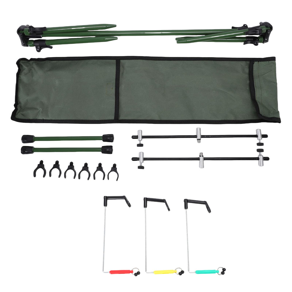 Lixada Y-shape rod holders keep rods secure during active casting.