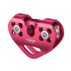 Lixada zipline pulley 30kn trolley showing smooth operation and durability.