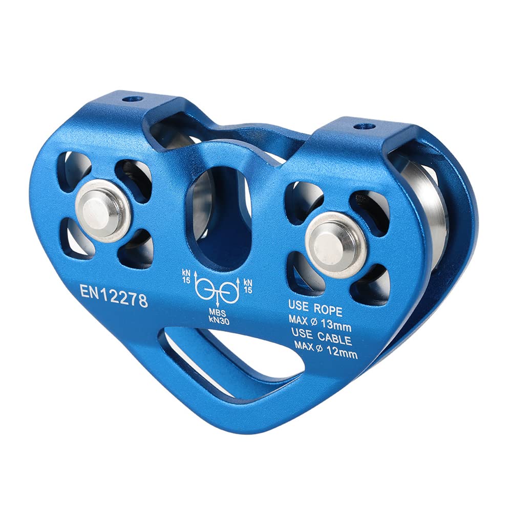 Lixada zipline pulley with twin sheave for smooth backyard rides
