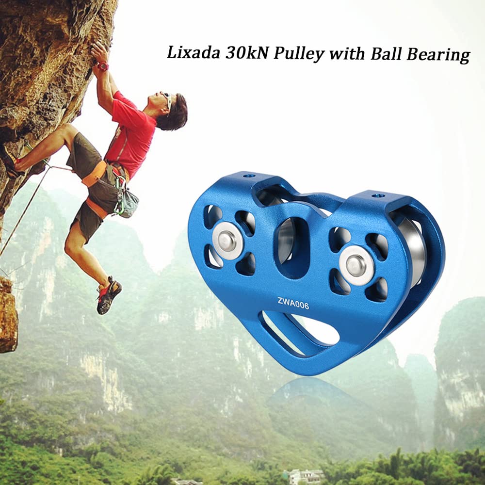 Lixada zipline pulley lightweight and durable for outdoor adventures
