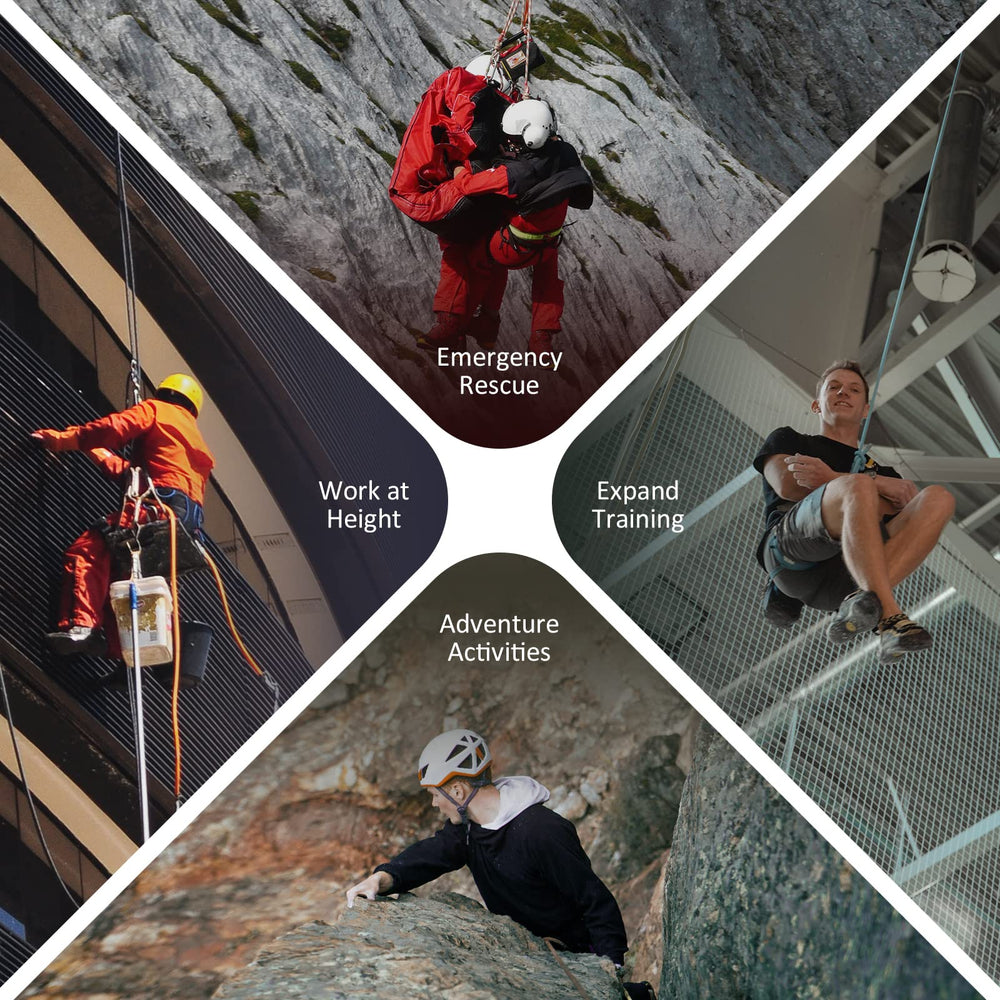 Lixada zipline pulley versatile for rescue and hauling tasks outdoors