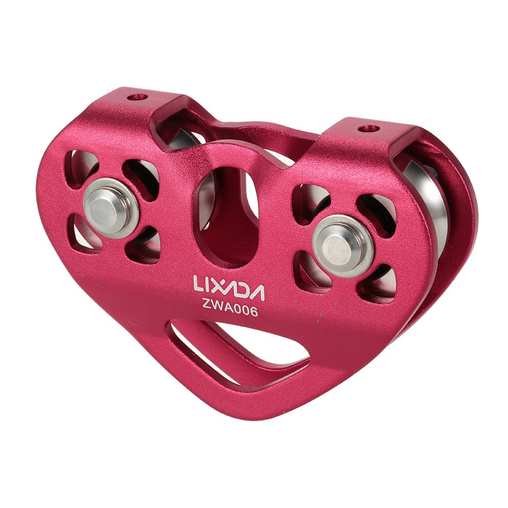 Lixada zipline pulley enables high speed, controlled hauling with smooth rotation