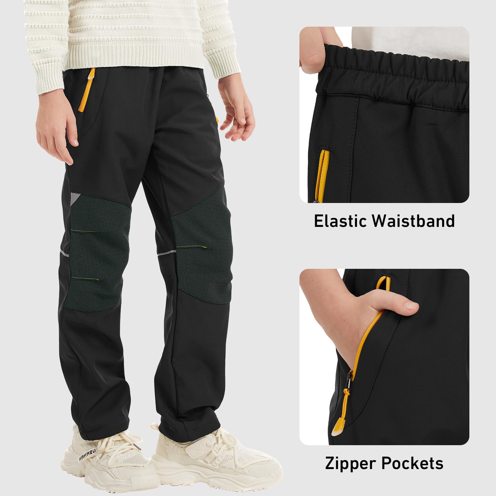 liyiyiyia kids zip pockets closeup demonstrates secure storage during trips