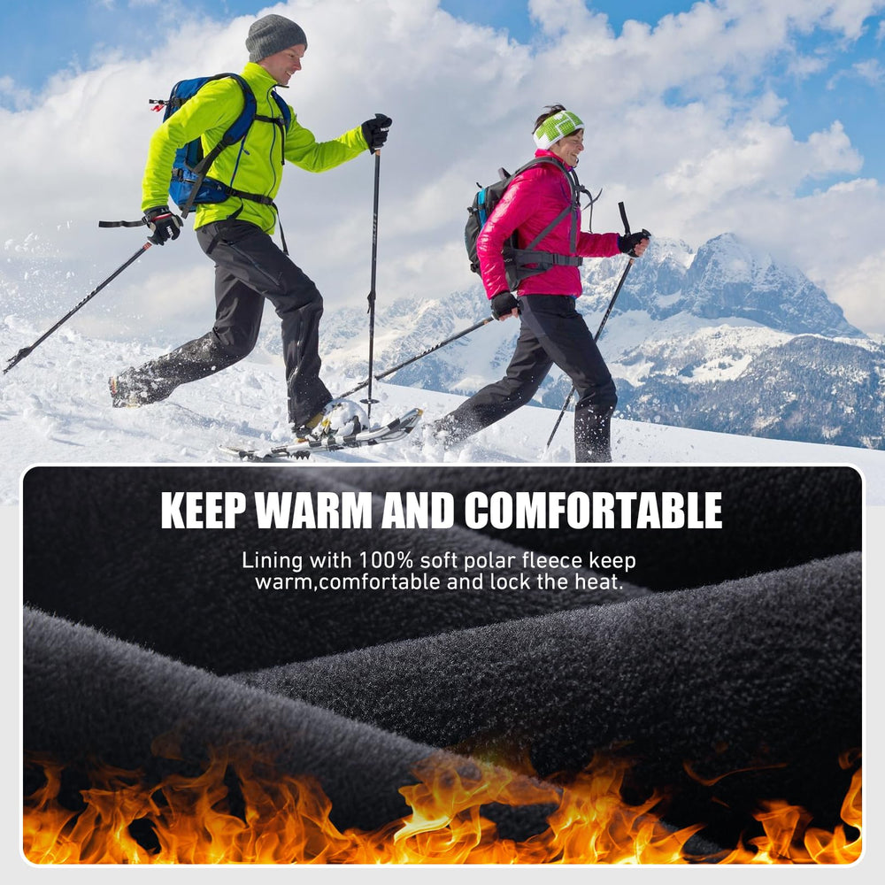 Lizorn windproof ripstop fabric protects legs in harsh outdoor conditions.