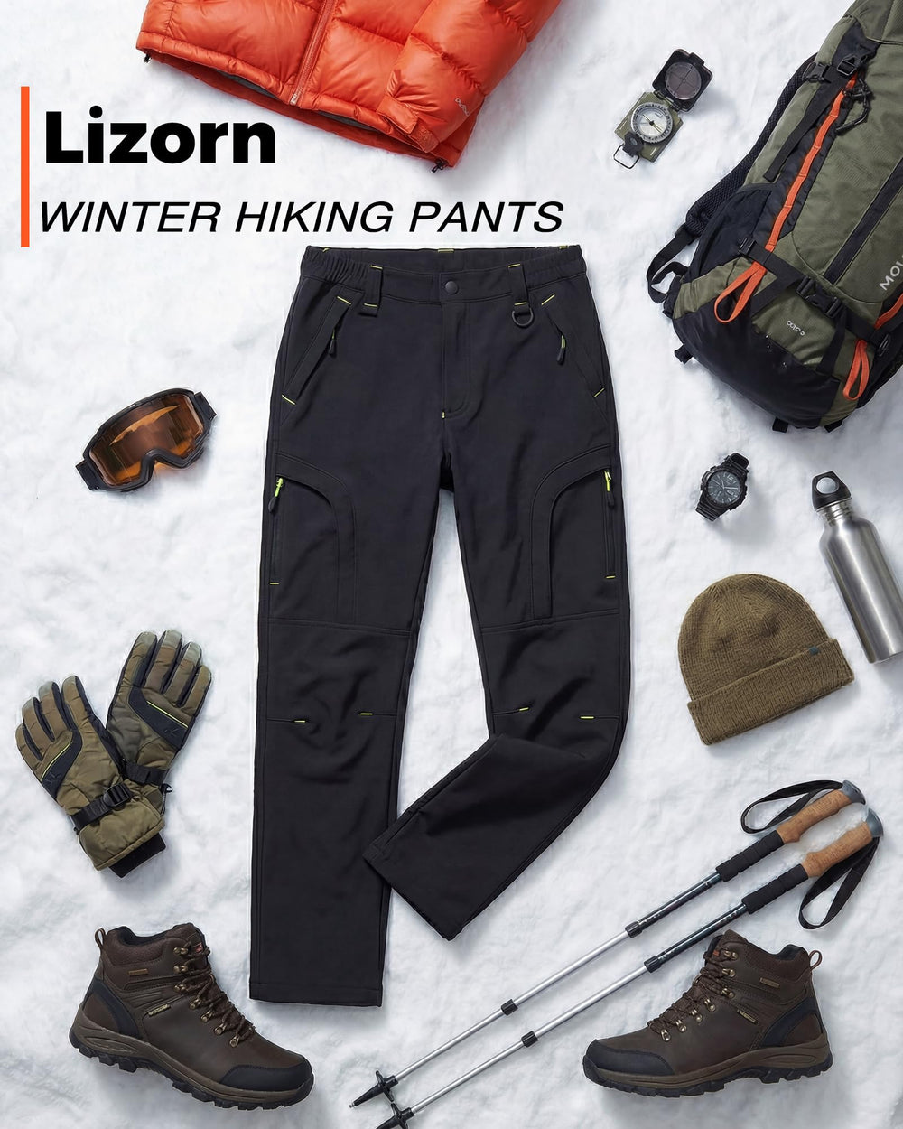 Lizorn articulated knees closeup emphasizes freedom of movement during activity.