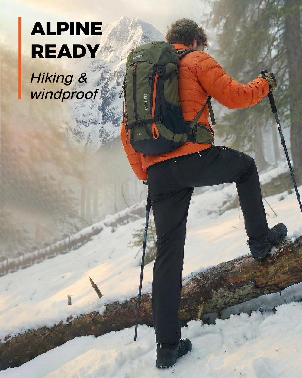 Lizorn windproof ripstop closeup reveals durable debris protection.