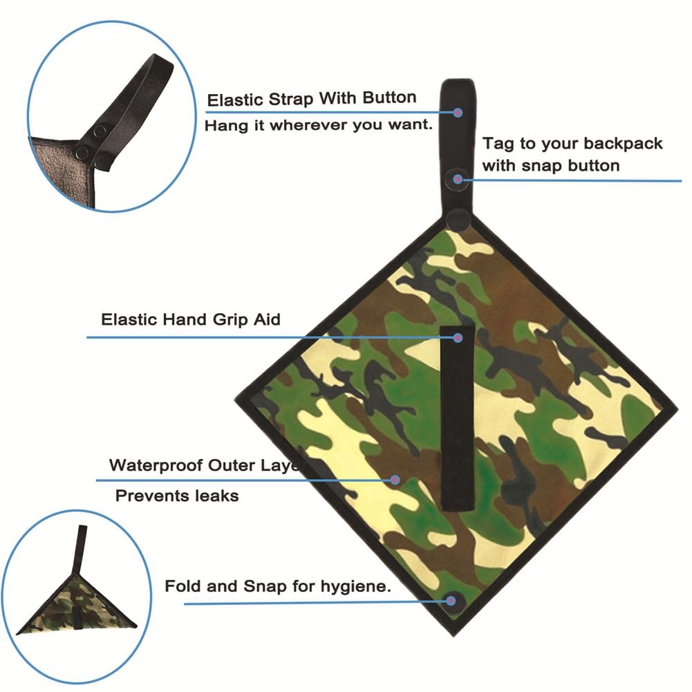 Lizusidtsy back-strap closure keeps cloth secure during activity