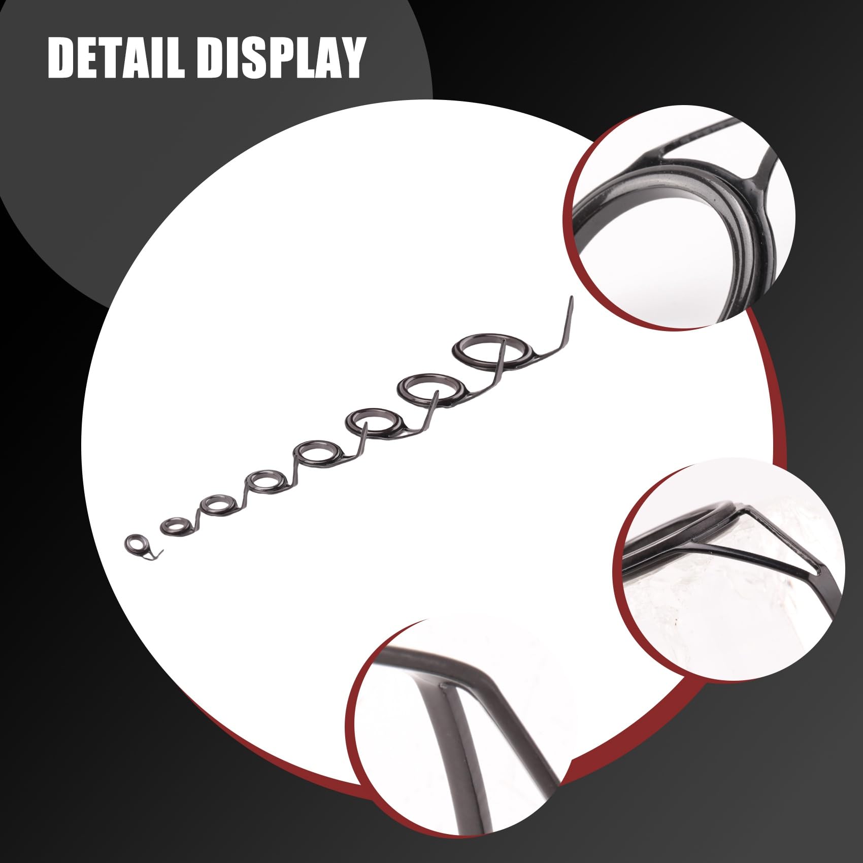 Lizusidtsy rod guide 20mm diameter suits larger rods and lines.