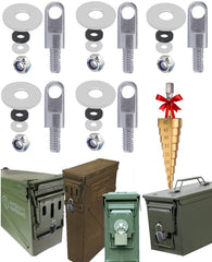 LJC-20 ammo can lock kit stainless steel bars for secure transport