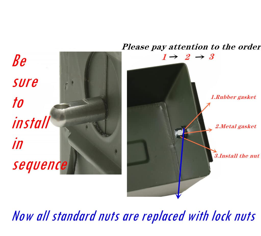 LJC-20 ammo can lock kit compatible with 50 Cal and other calibers