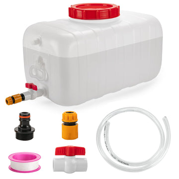 LJJJXXX 13.2 gallon water tank with faucet for outdoor dispensing