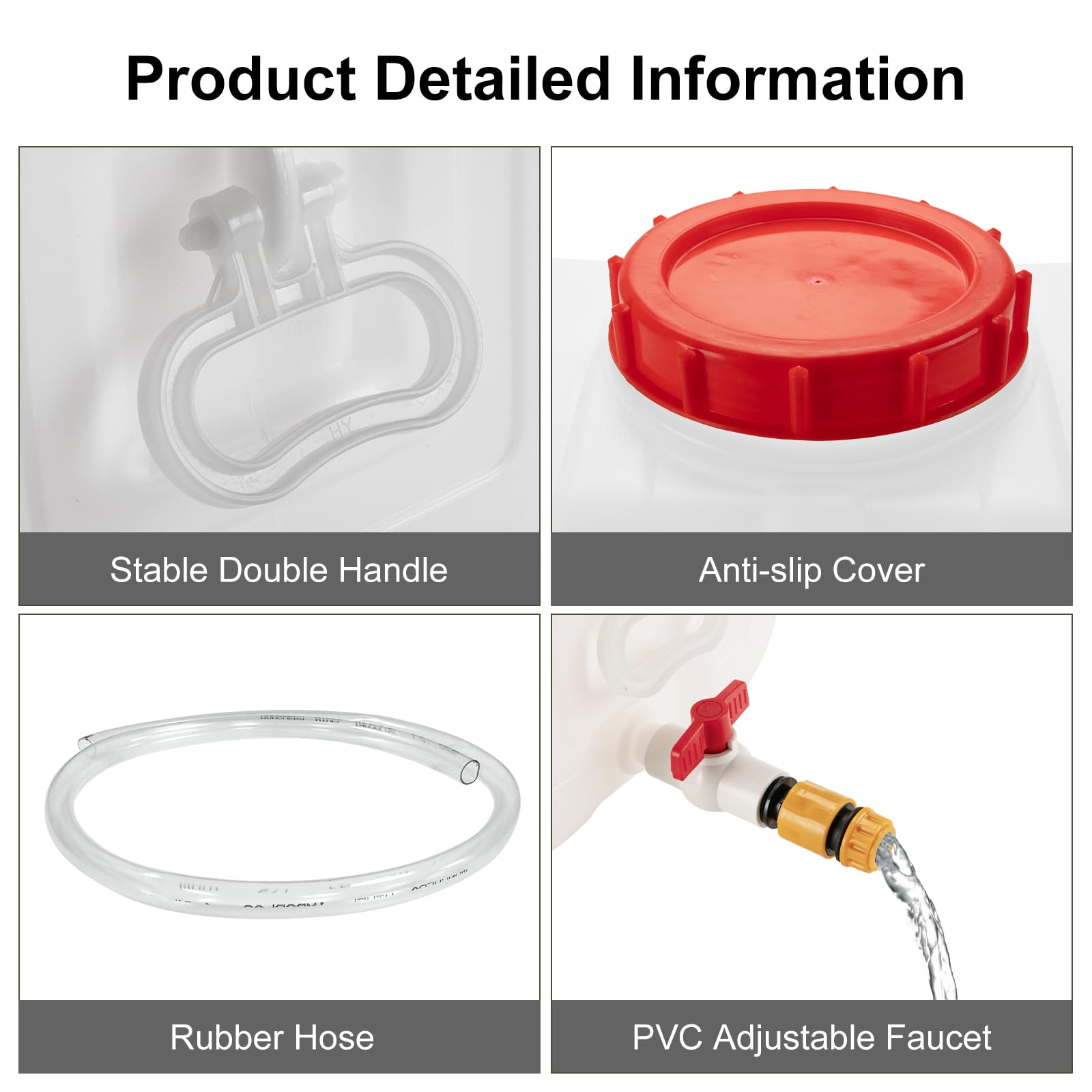 LJJJXXX water storage container outdoor-use setup, ideal for hiking and fishing.