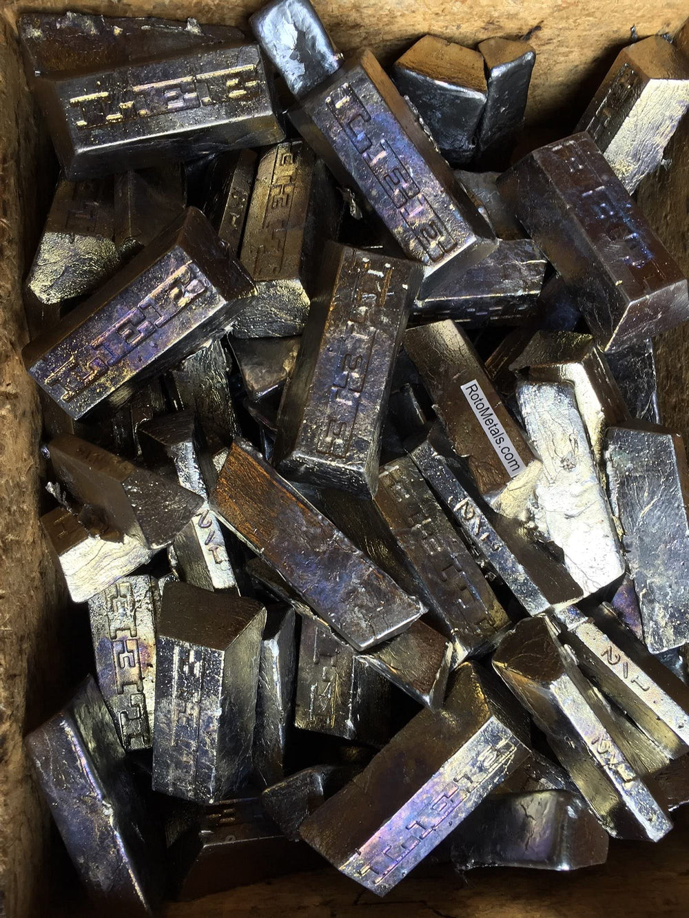 LK lead ingots clean and fluxed to minimize impurities during melting