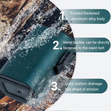 LLathrymna bottom drainage hole aids quick cleaning after use