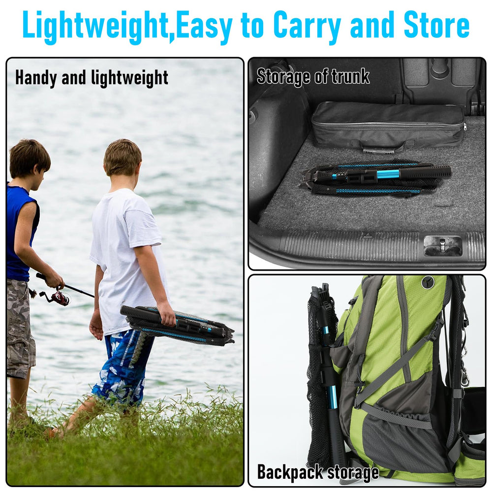 Aluminum frame with telescoping handle extended from 17 to 27 inches