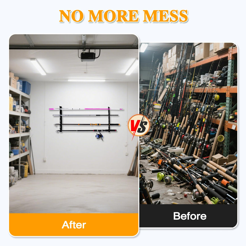 Easy-install pre-drilled mounting holes on the rack