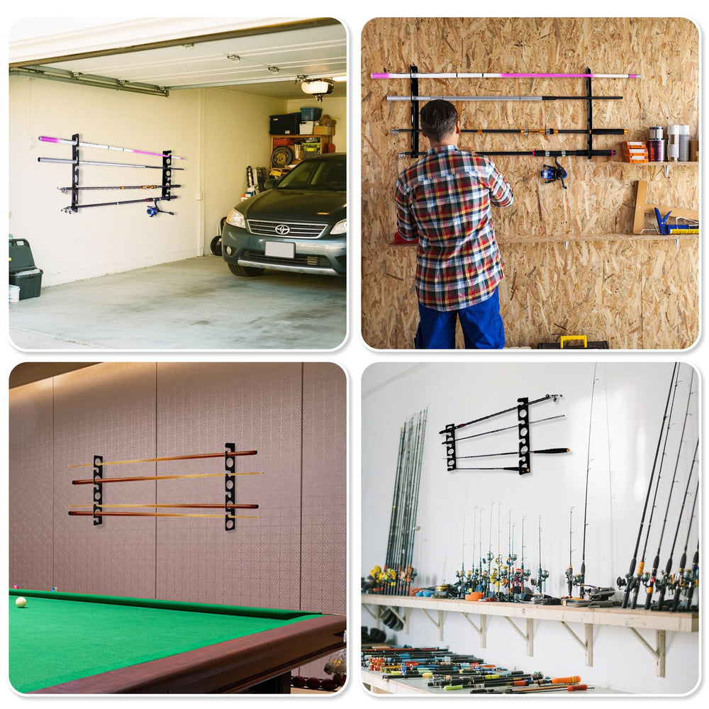 Expandable modular rod storage system demonstrating multiple racks