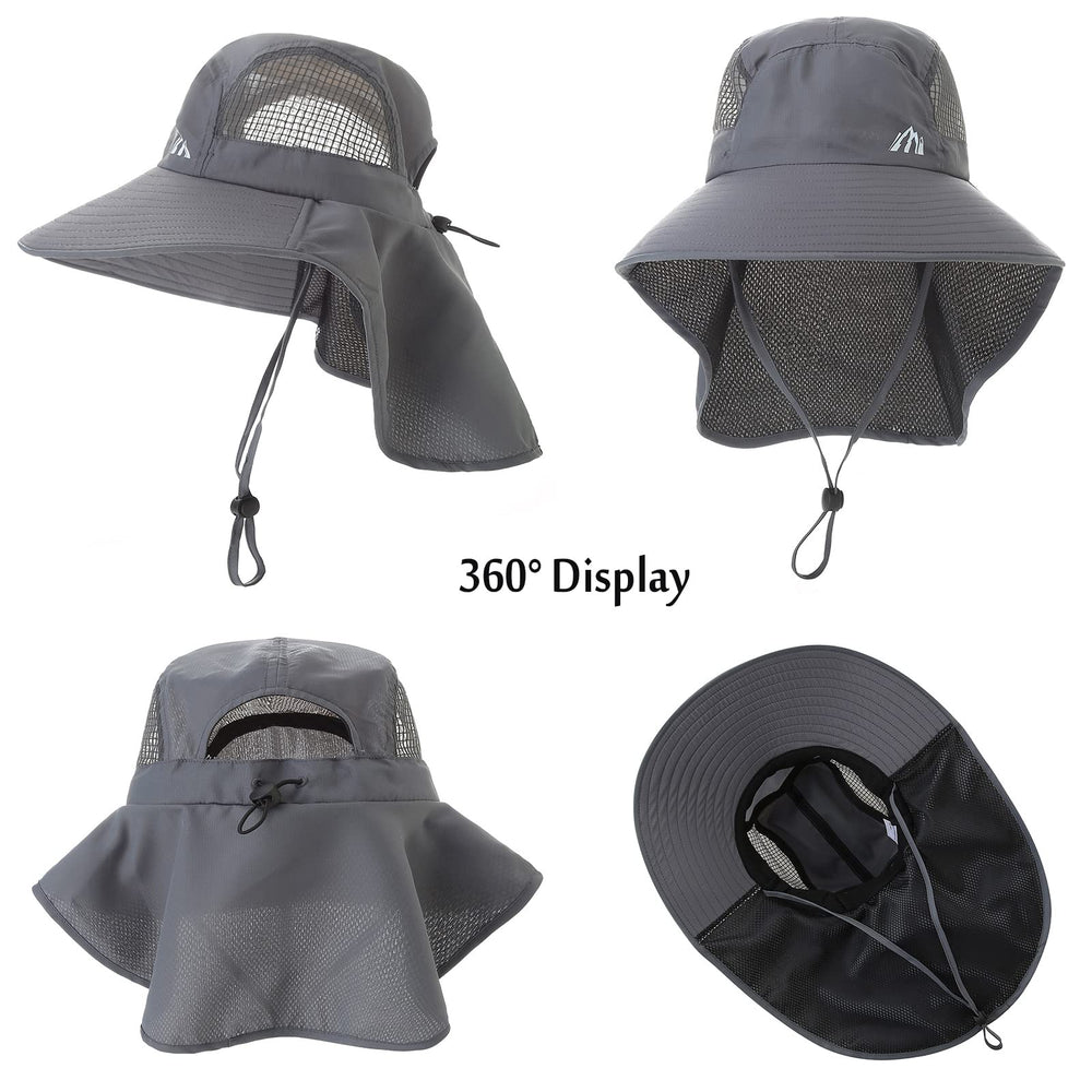Ventilated hiking hat with mesh side vents